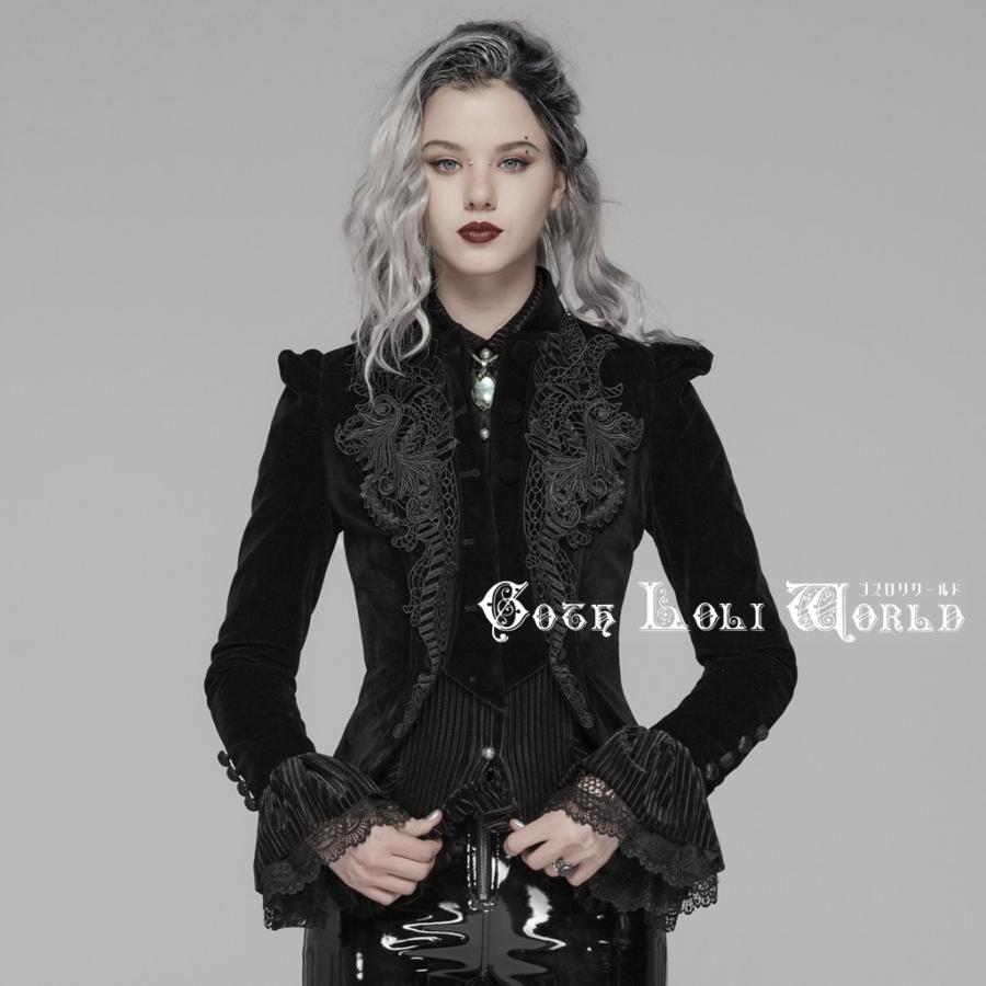 Devil Fashion 黒 ベルベット テーラードジャケット ゴシック Velvet Blood Red Coat by Devil Fashion at Amazon Men's Clothing store