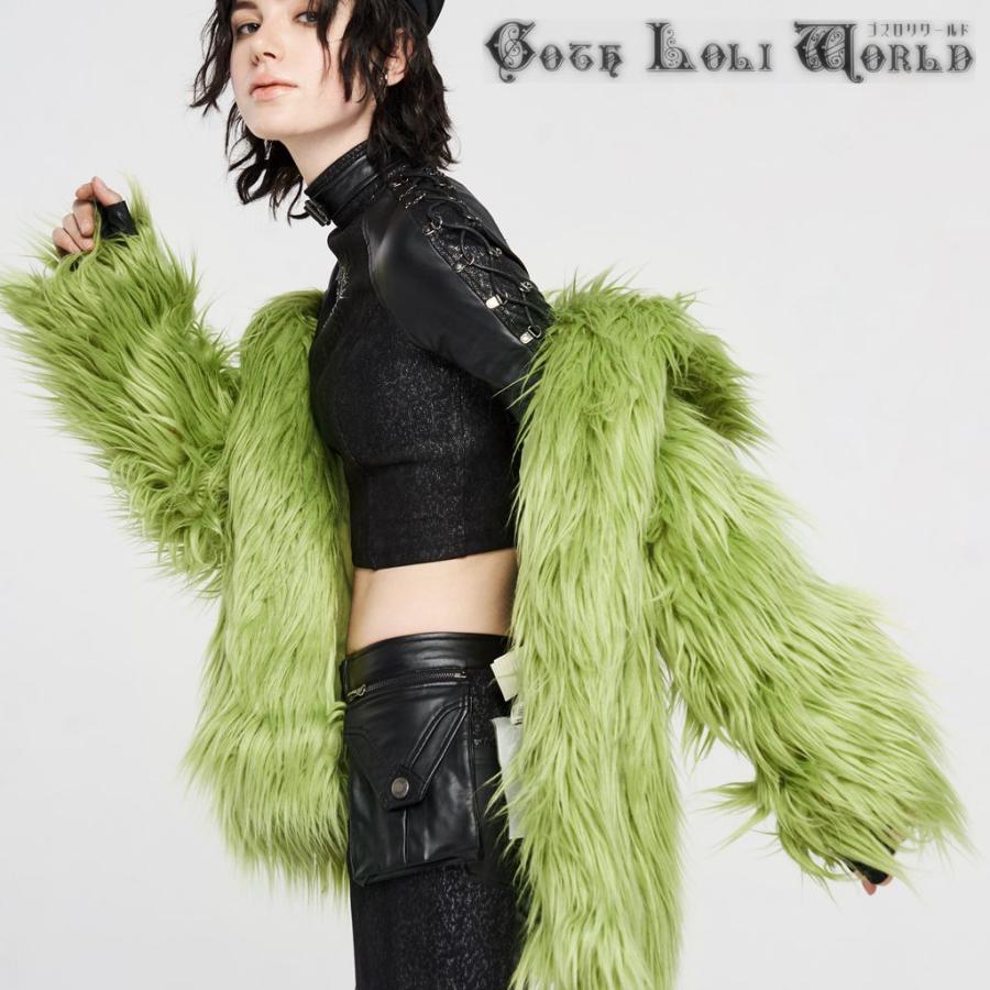 ゴスロリワールド Punkrave ゴスロリ ロングイミテーションファーコート ジャケット ライトグリーン ゴシック ロリータ ビジュアル系 ファッション Wy 1059gr 株式会社ゴスロリワールド 通販 Yahoo ショッピング