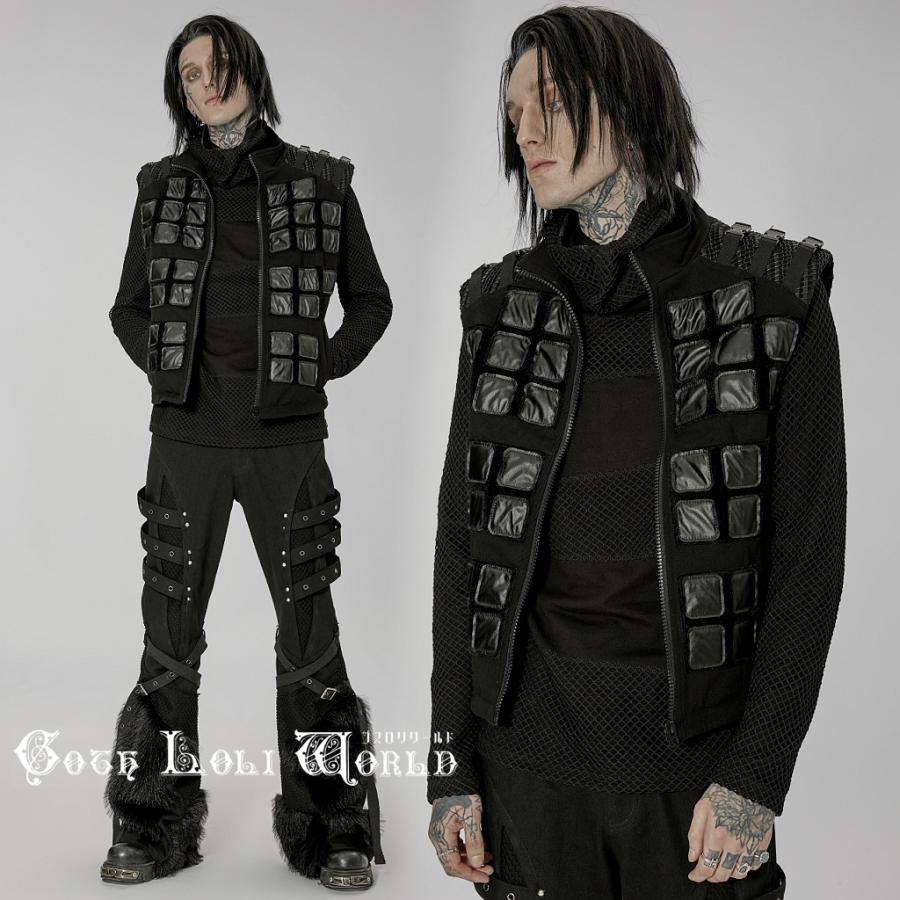 hiderock coating vest ギミック パンク お兄系 glareshop グレアショップ 【公式ストア】 |glareshop グレアショップ