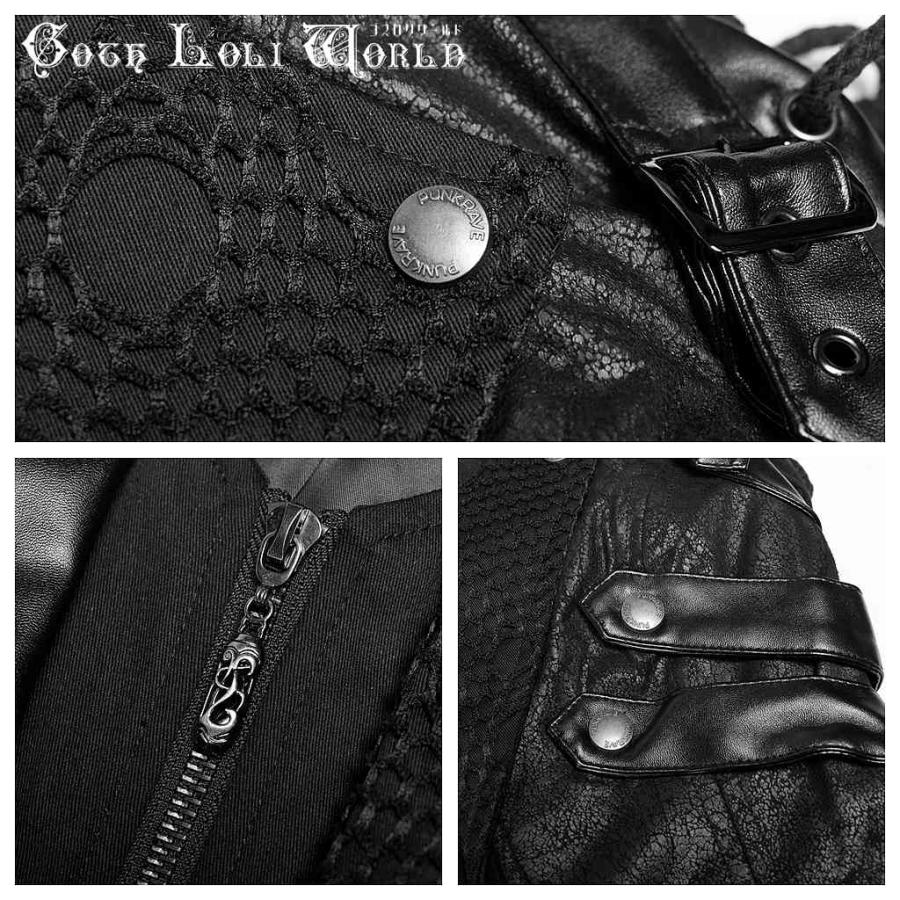 ゴスロリワールド Y-349M-BK アシンメトリーカラーレースアップ