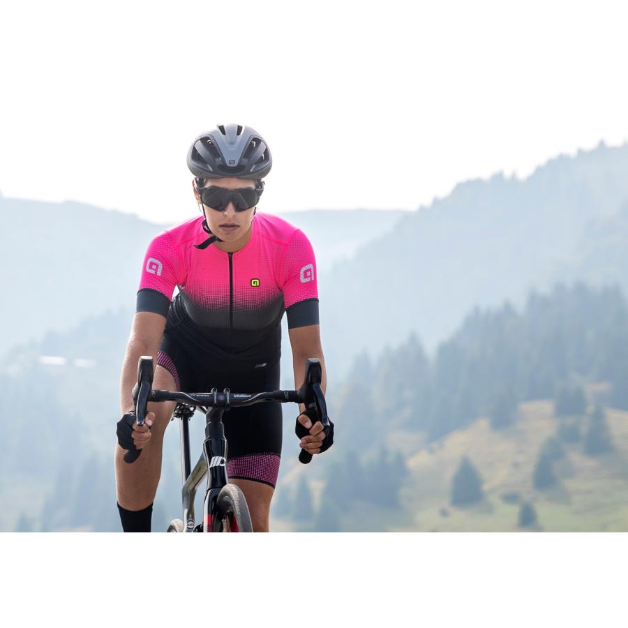 ALE(アレ)サイクルジャージ 半袖 夏 レディース [UPF50+