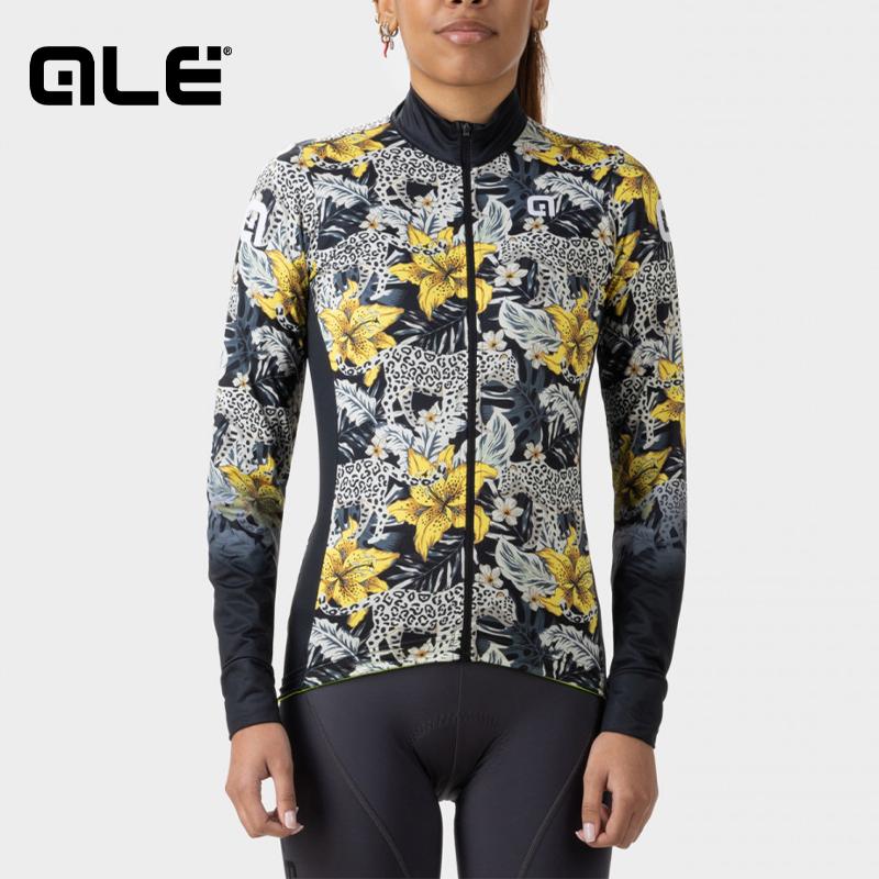 ALE(アレ)サイクルジャージ 秋冬 レディース[12℃/18℃対応 柔らかく