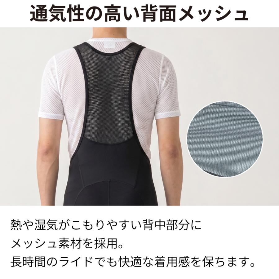 GORIX 送料無料 ビブショーツ サイクルパンツ メンズ 超極厚3Dパッド