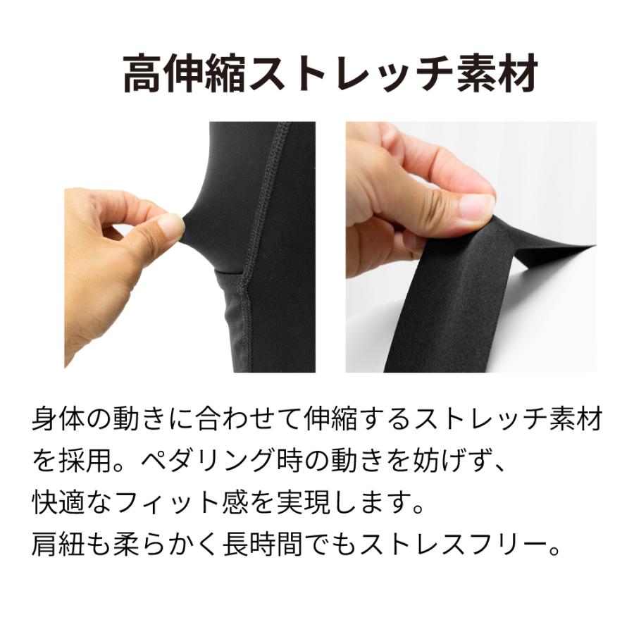 GORIX 送料無料 ビブショーツ サイクルパンツ メンズ 超極厚3Dパッド