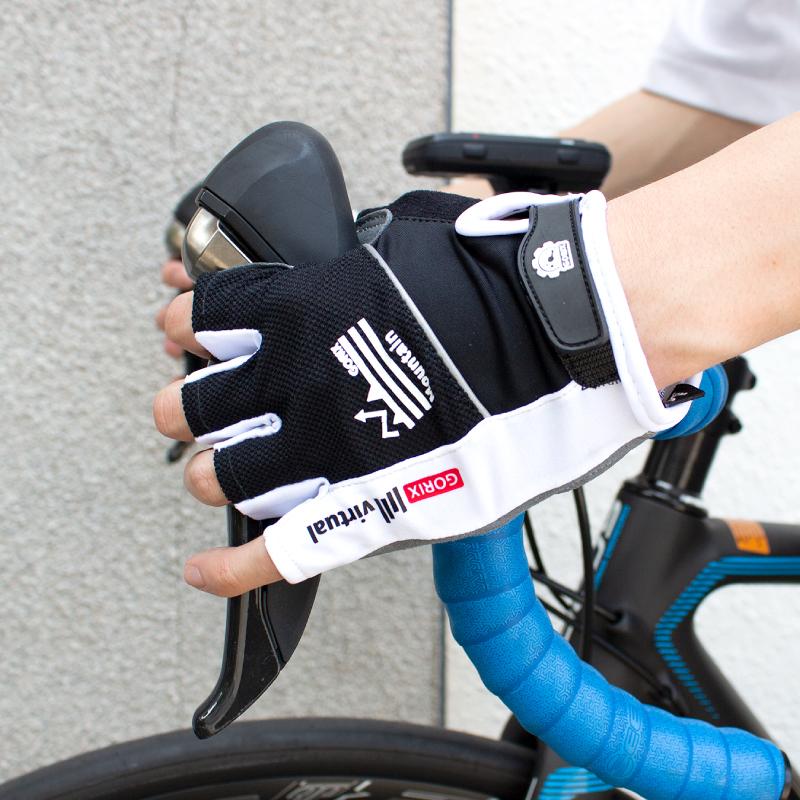 あすつく Gorix ゴリックス サイクリンググローブ 衝撃吸収 指切りグローブ 速乾 自転車 涼しいメッシュ 夏用 男女兼用 おしゃれ Gw Ts7049 Ai 07 702 Gorix 公式 Yahoo 店 通販 Yahoo ショッピング