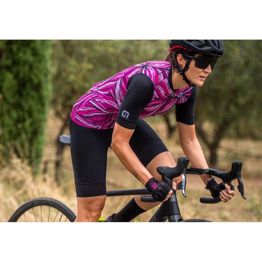 ALE(アレ)サイクルジャージ 夏 半袖 レディース [アートスタイル] 速