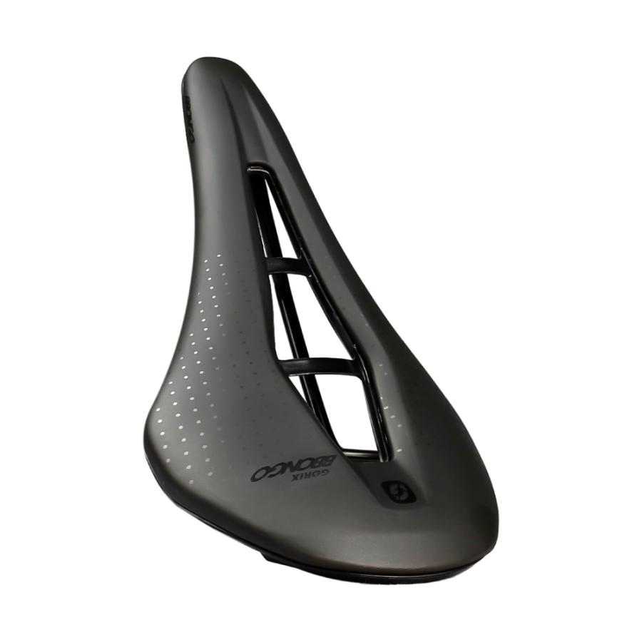 サドル ロードバイク 軽量 幅広 150mm 自転車サドル 穴あき 防水 ワイド ミドルノーズ クッション サドル交換 シート 前立腺 ゴリックス(BBONGO) | GORIX | 12
