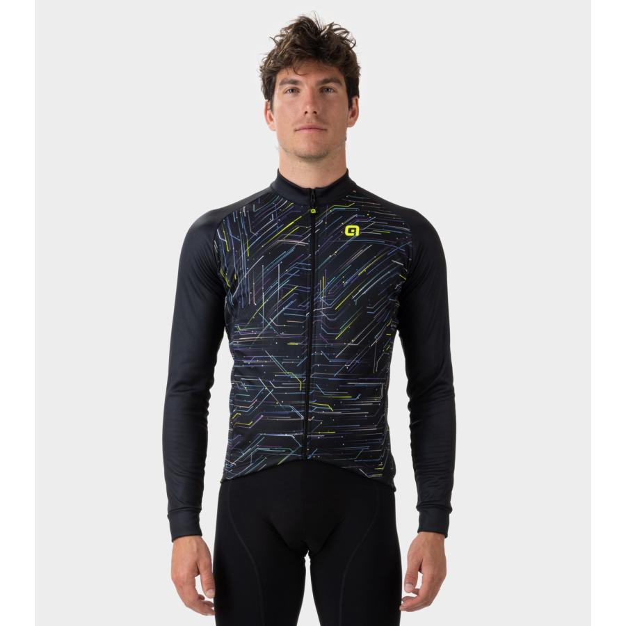 ALE(アレ)サイクルジャージ メンズ 秋冬春 長袖[12℃/18℃対応]通気性