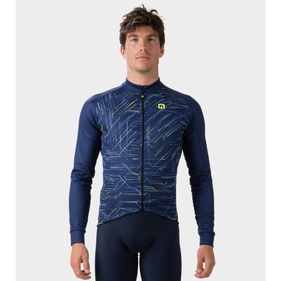 ALE(アレ)サイクルジャージ メンズ 秋冬春 長袖[12℃/18℃対応]通気性