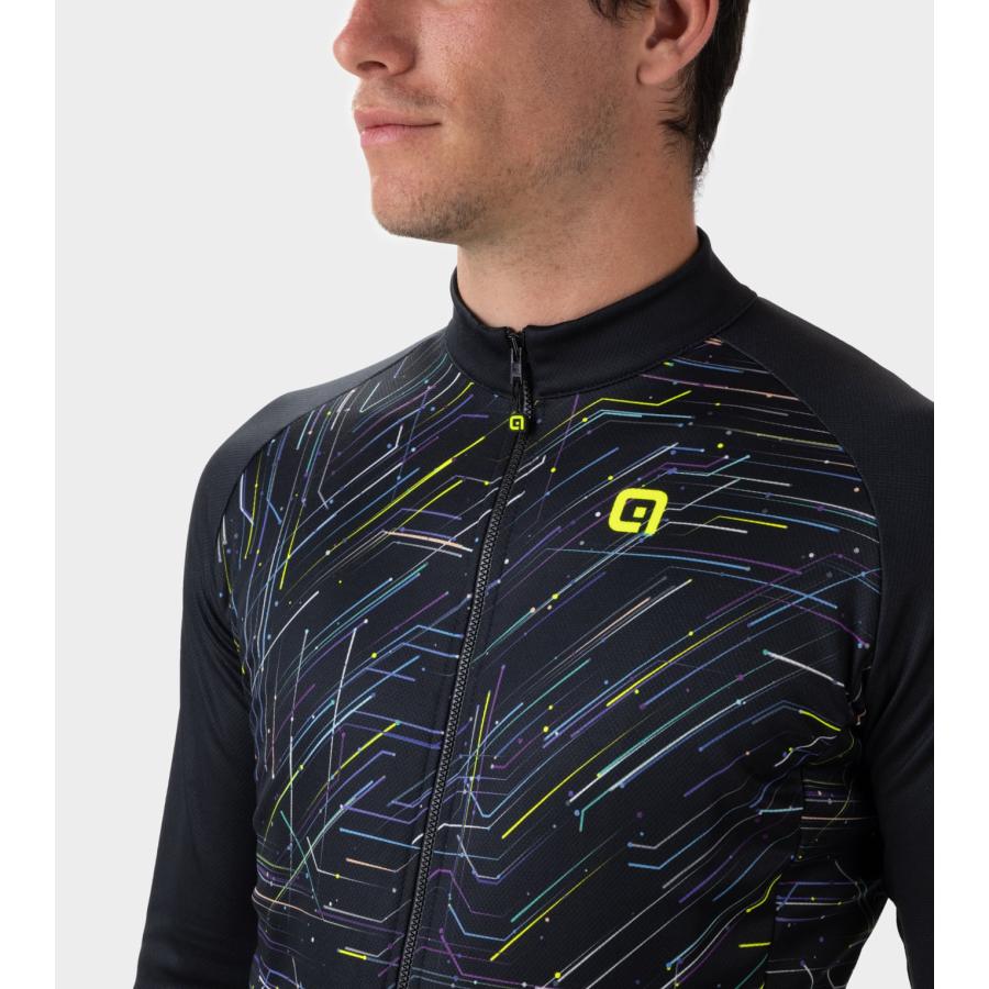 ALE(アレ)サイクルジャージ メンズ 秋冬春 長袖[12℃/18℃対応]通気性