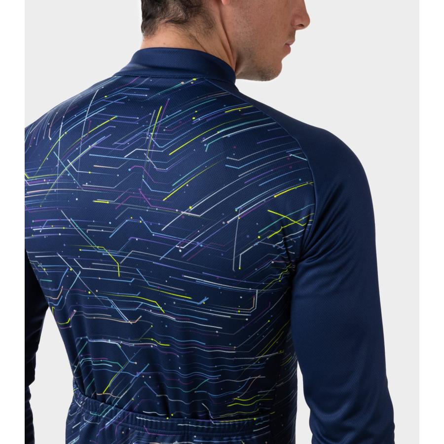 ALE(アレ)サイクルジャージ メンズ 秋冬春 長袖[12℃/18℃対応]通気性