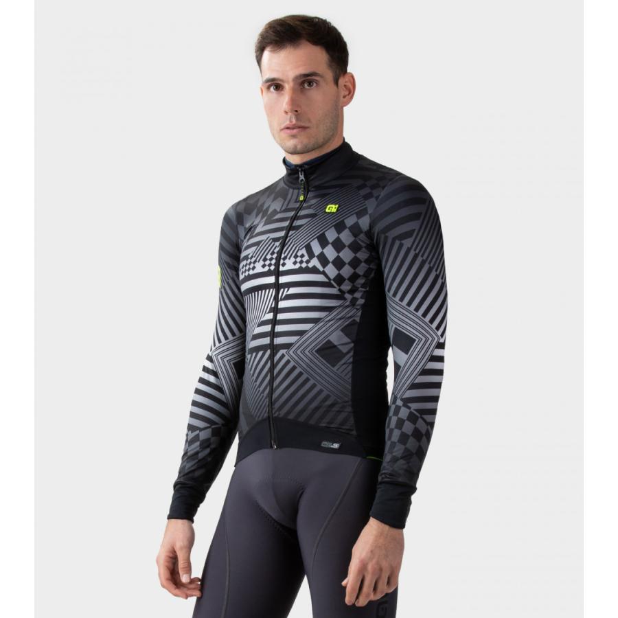 ALE(アレ)サイクルジャージ メンズ 秋冬 [12℃/18℃対応]フィット感