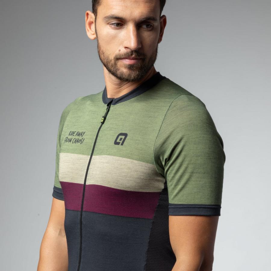 ALE(アレ)サイクルジャージ メンズ 夏 半袖ジャージ [吸汗速乾性