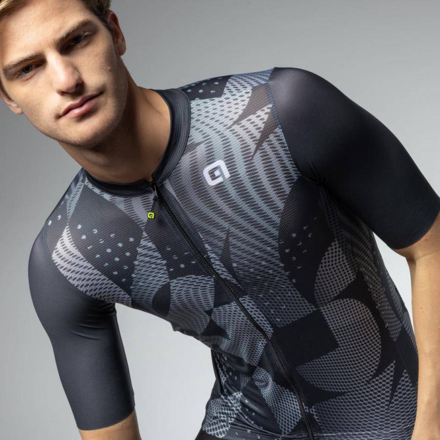 ALE(アレ)サイクルジャージ 半袖 夏 メンズ [UPF50+ 軽量で通気