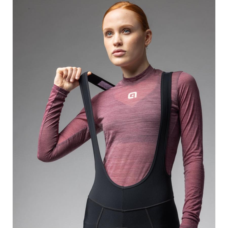 ALE(アレ)サイクルタイツ ビブタイツ 冬 レディース ビブ ロングタイツ