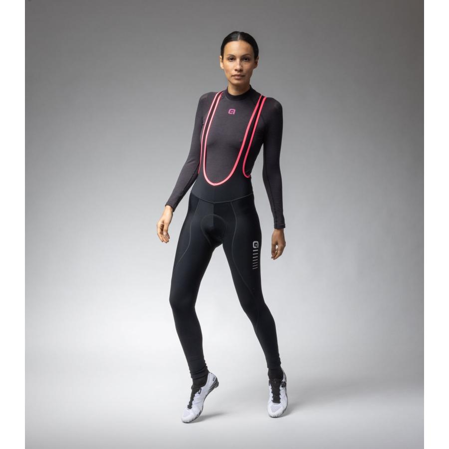 ALE(アレ)サイクルタイツ ビブタイツ 冬 レディース ビブ ロングタイツ