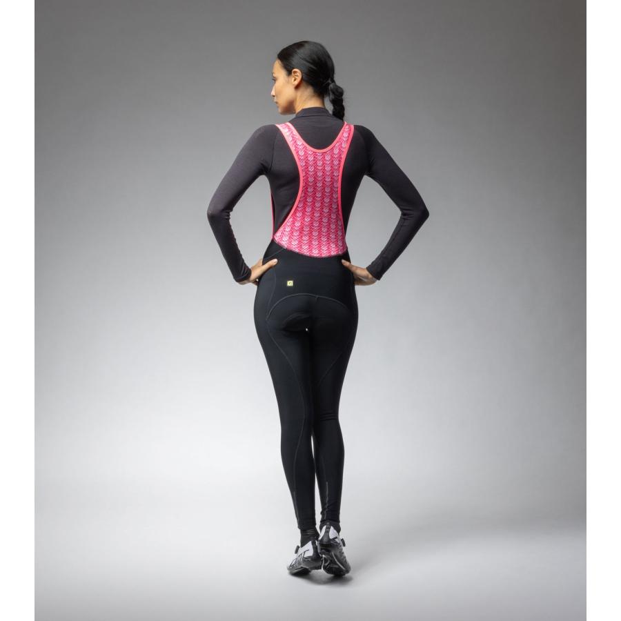 ALE(アレ)サイクルタイツ ビブタイツ 冬 レディース ビブ ロングタイツ