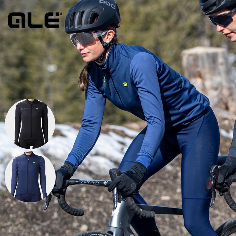 Alé Solid Fondo 長袖 サイクルジャージ(レディース) ALE(アレ)サイクルジャケット 冬 レディース 長袖 [-2℃/8℃] 保温性 撥
