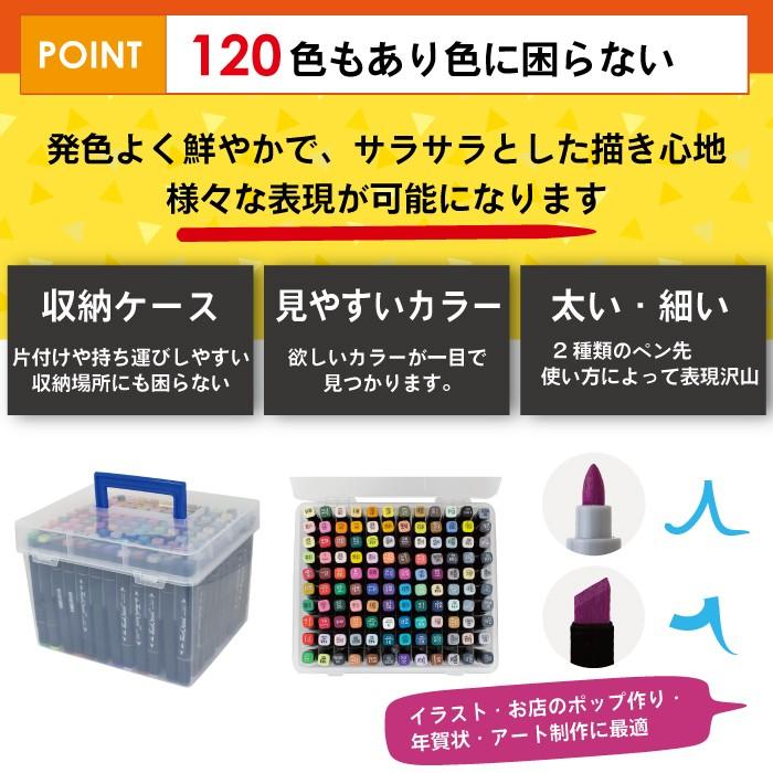 あすつく 送料無料 マーカーペン 1色セット 油性 2種類のペン先 太字 細字 Gg 1 ポップ 塗り絵 イラスト作成 画材 アート 収納ケース付き Gg 1 Gorix 公式 Yahoo 店 通販 Yahoo ショッピング