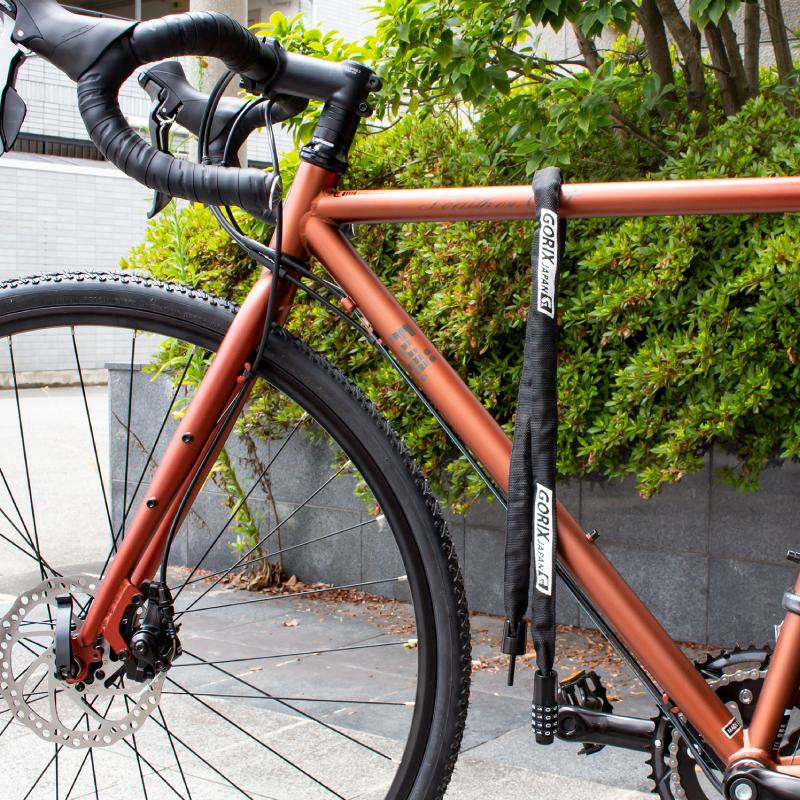 GORIX ゴリックス チェーンロック 自転車 ダイアル式 鍵 カギ ロード