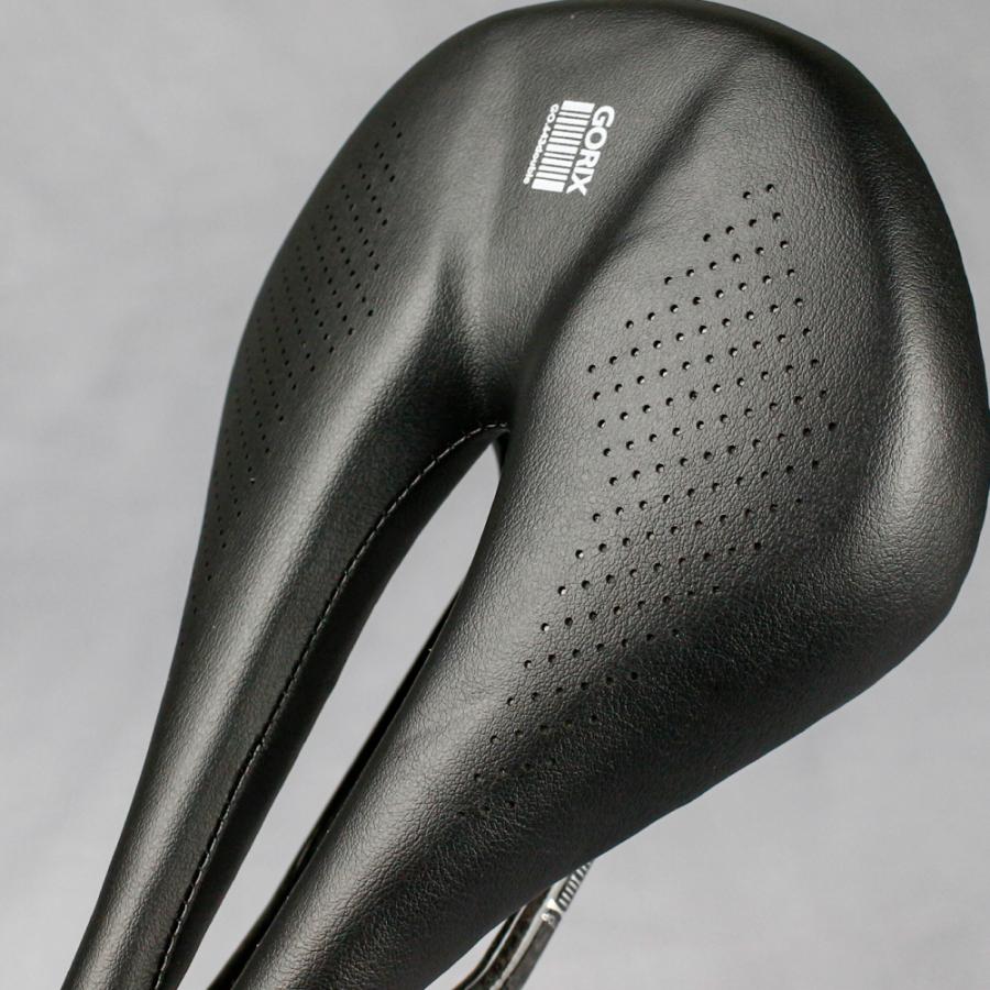 GORIX カーボンサドル 超軽量 ショートノーズ ロードバイク フラット