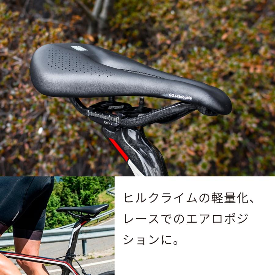 GORIX カーボンサドル 超軽量 ショートノーズ ロードバイク フラット