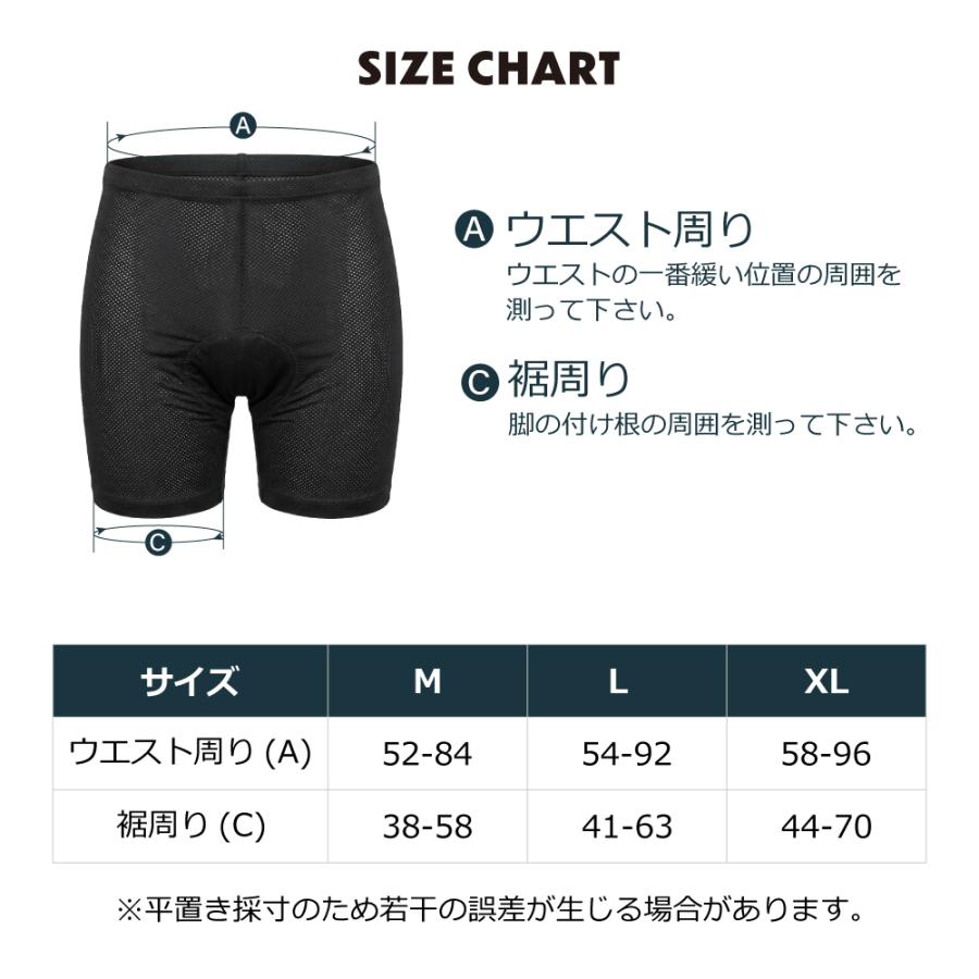 GORIX 送料無料 インナーパンツ ゴリックス サイクルパンツ 超極厚3D