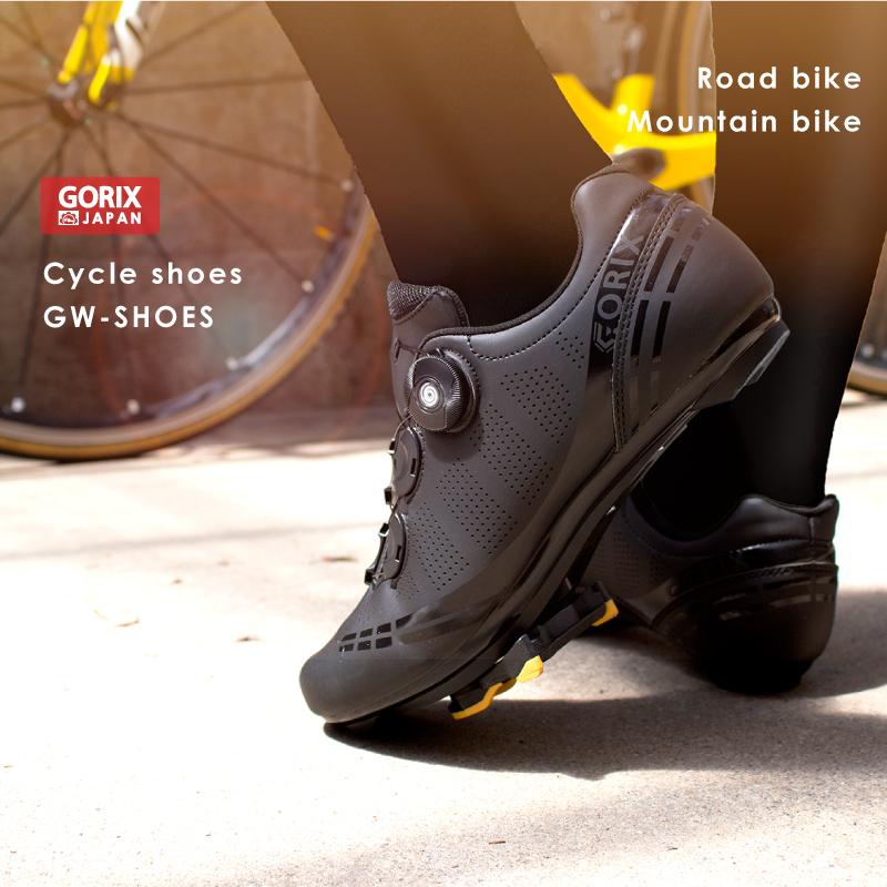 【送料無料】GORIX ゴリックス 自転車用ビンディングシューズ (GW-SHOES) ロードバイク MTB向け サイクルシューズ ダイヤル式調整｜gottsu｜02