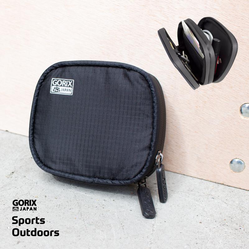 GORIX ゴリックス デュアルファスナーミニポーチ 防水ジップ 財布 サイクル スポーツ 自転車 コインケース(GX-Bkmini)旅行 小物ケース リュック、バッグ GORIX(ゴリックス) デュアルファスナーミニポーチ 防水ジップ 財布 サイクル スポーツ 自転車 コインケース (GX-Bkmini)