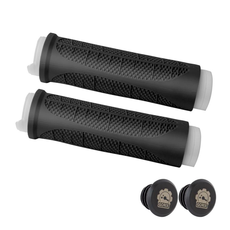 GORIX ゴリックス 自転車グリップ シリコン (GX-DP91) ごっつクイック