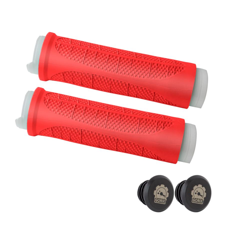 マウンテン バイク グリップ シリコン キッズ バイク アクセサリー MTBのグリップをシリコングリップに変更ーWolftooth Karv Grips