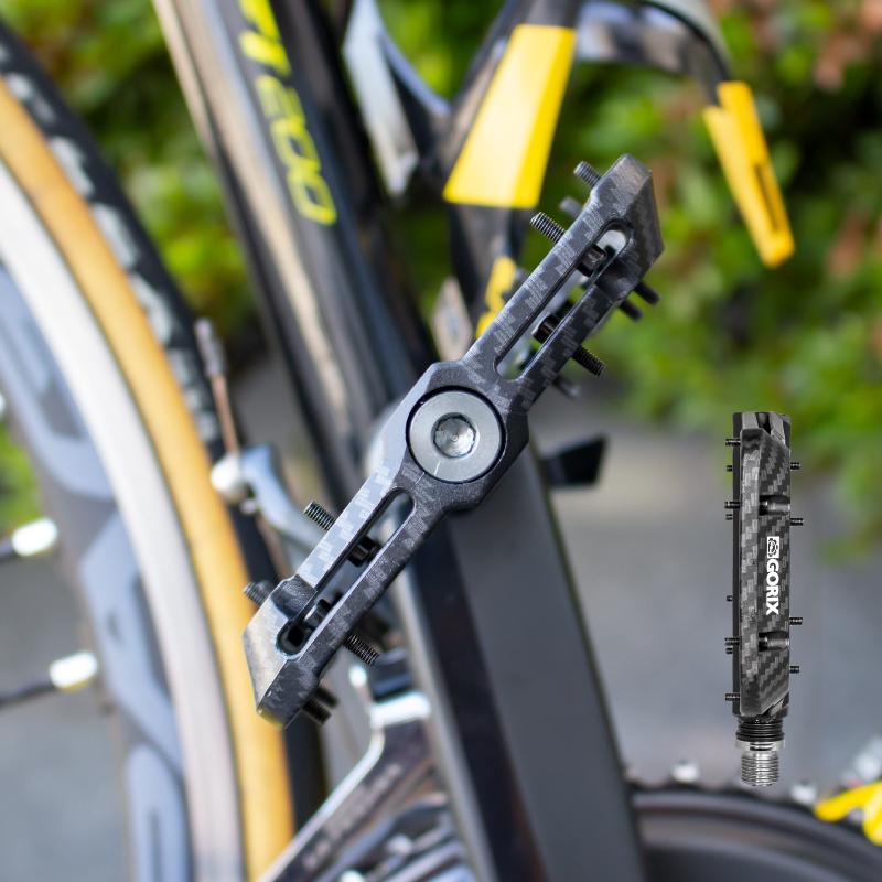GORIX 自転車 ペダル フラット クロスバイク ロード 送料無料