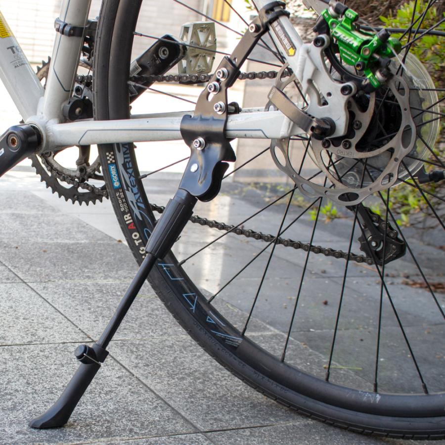 GORIX 自転車スタンド 安定型 サイドスタンド (GX-ST172) キック