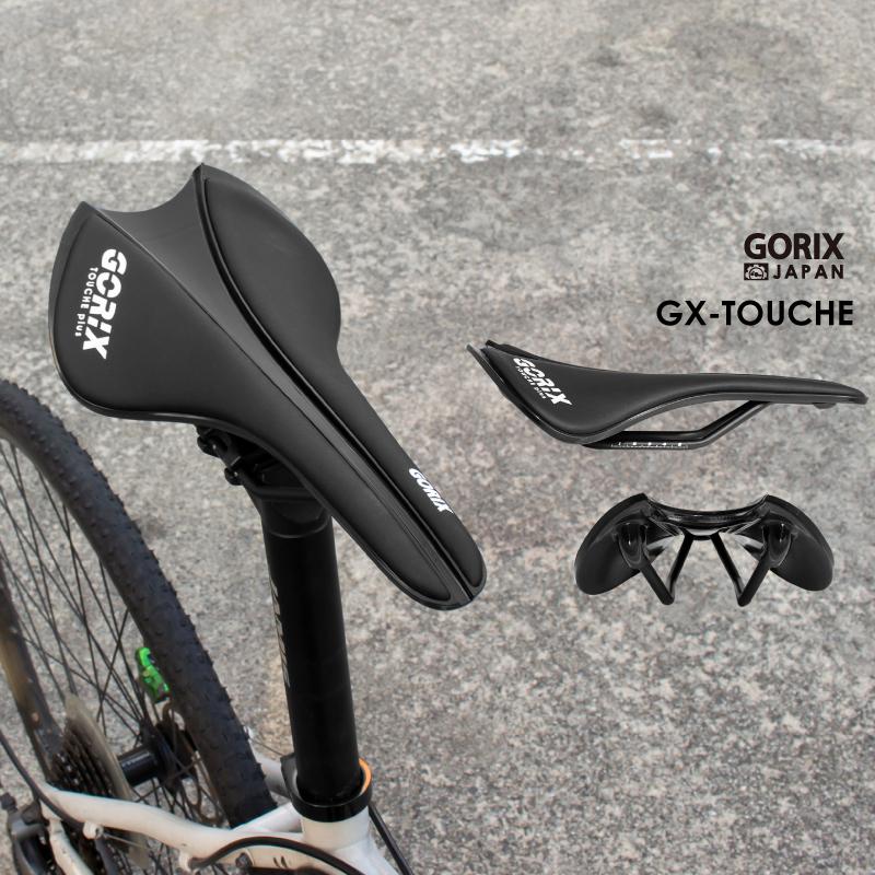 【あすつく 送料無料】GORIX ゴリックス 自転車サドル 超軽量 (GX-TOUCHE) ラウンド形状 広い幅広の座面 安定感 ロードバイク おしゃれ｜gottsu｜02