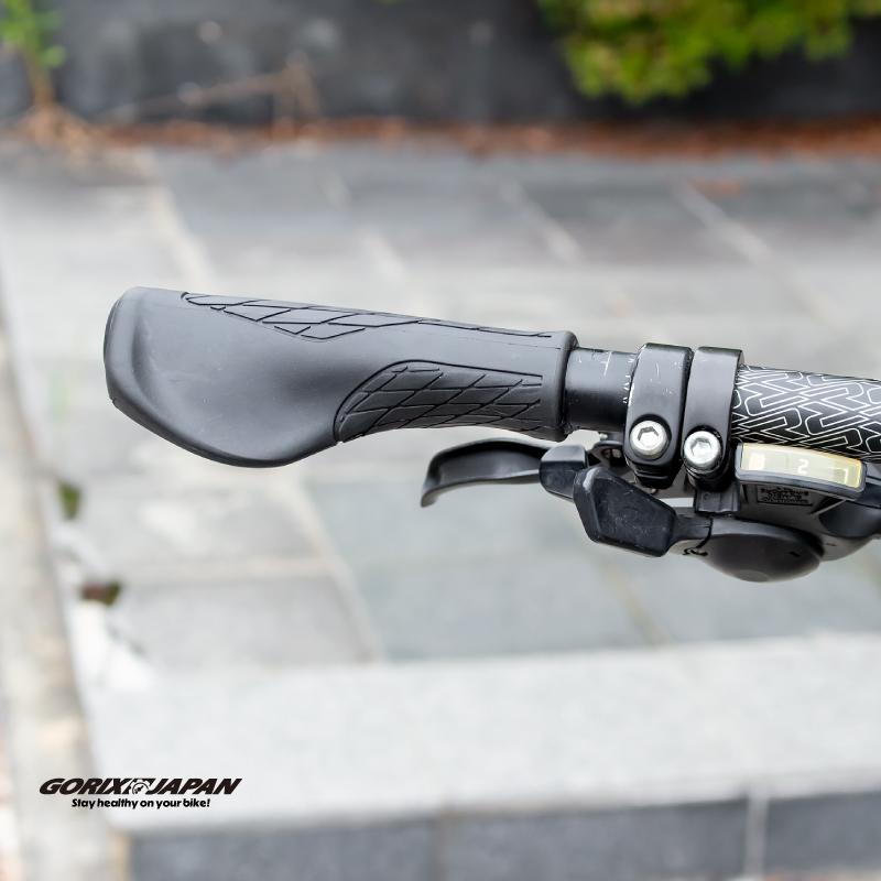 GORIX 【全国送料無料】自転車グリップ [滑り止め 128mm 93.5mm ロング