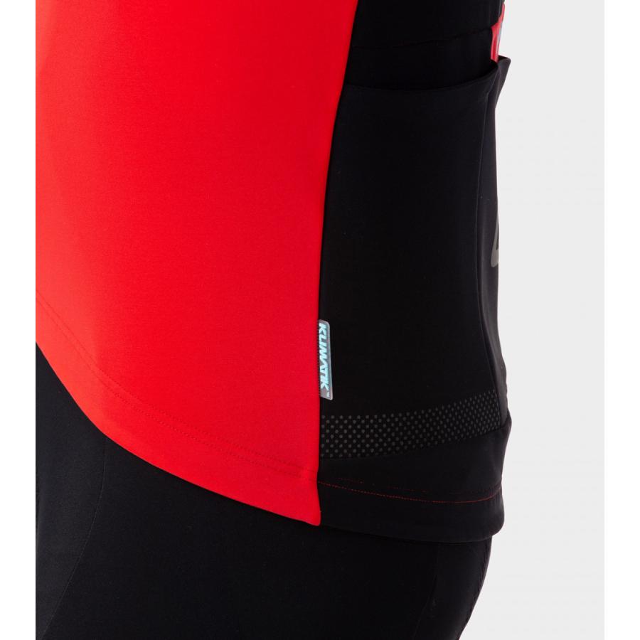 ALE(アレ)サイクルジャージ 長袖 メンズ 秋冬 [10℃/15℃対応] 裏起毛 撥