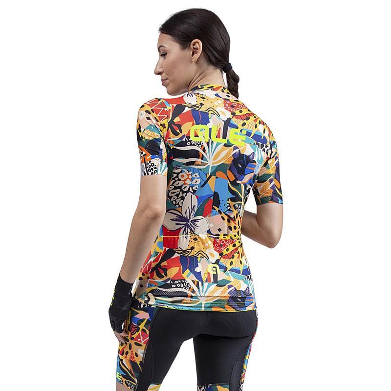 ALE(アレ)サイクルジャージ 半袖 夏 レディース [UPF50+ ファッション