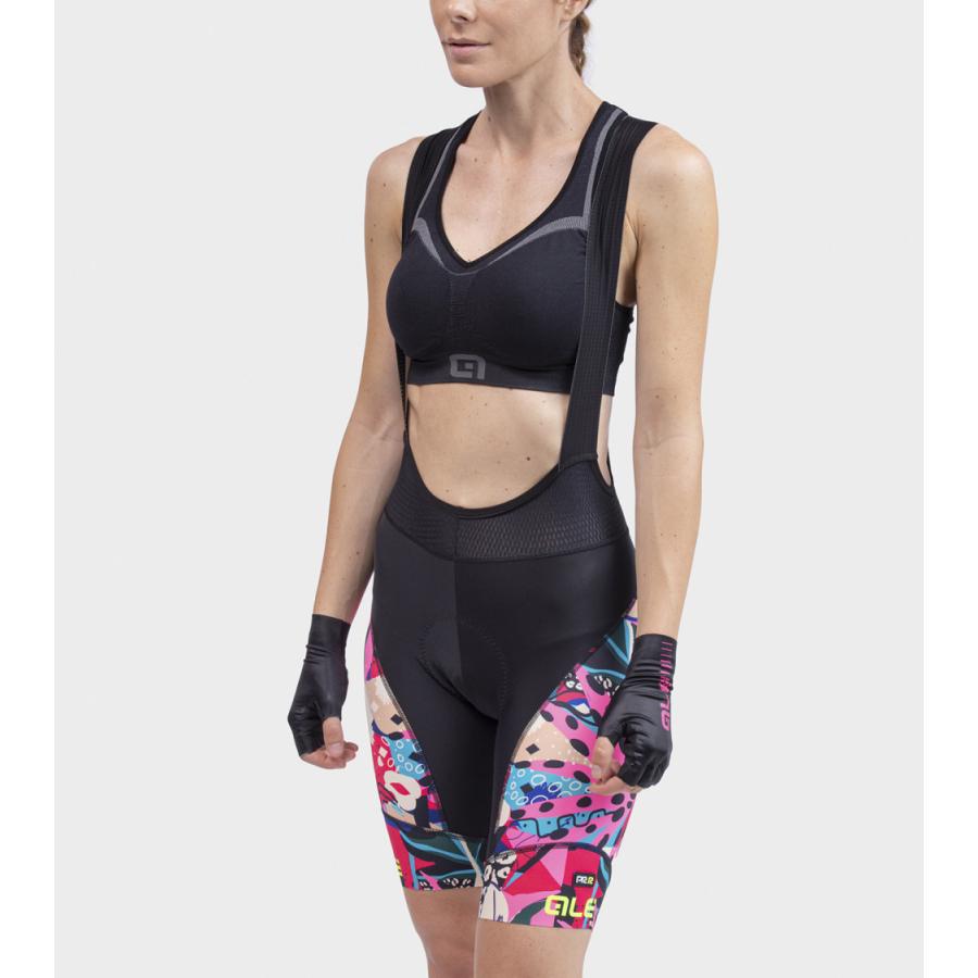 レディース　ビブショーツ ALE(アレ)サイクルパンツ ビブショーツ 夏 レディース [UVカット