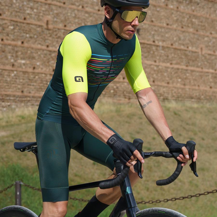 ALE(アレ)サイクルパンツ ビブパンツ 夏 メンズ [スタイリッシュ