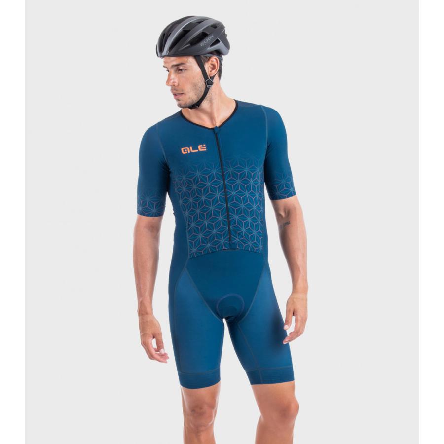 STEEL WHEEL トライアスロンウェア セット ALE(アレ)トライアスロンスーツ サイクルパンツ 半袖 夏 レディース