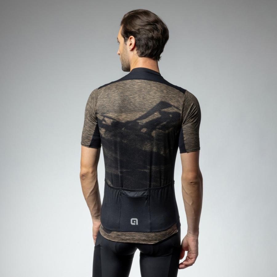 ALE(アレ)サイクルジャージ 半袖 夏 メンズ オフロード[UPF50+ 肌触り