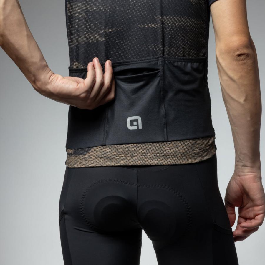 ALE(アレ)サイクルジャージ 半袖 夏 メンズ オフロード[UPF50+ 肌触り