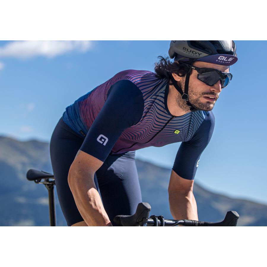 ALE(アレ)サイクルジャージ 半袖 夏 メンズ [優れた伸縮性とUVカット