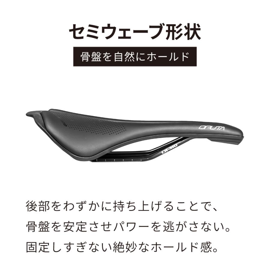 GORIX サドル 自転車 軽量 穴あき ロードバイク クロスバイク 標準幅