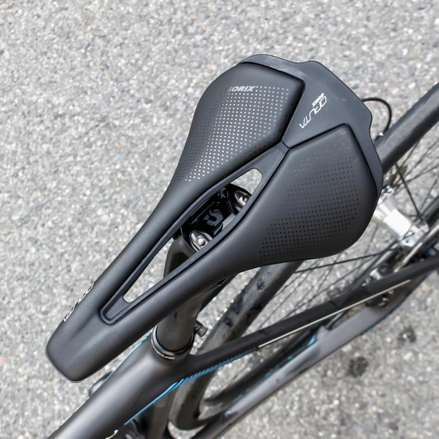 GORIX サドル 自転車 軽量 穴あき ロードバイク クロスバイク 標準幅