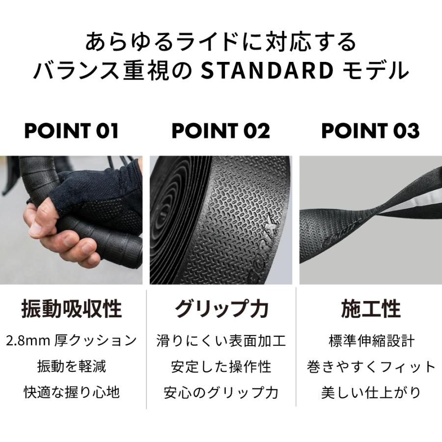 GORIX ゴリックス バーテープ ロードバイク 自転車 2.8mm厚 衝撃吸収