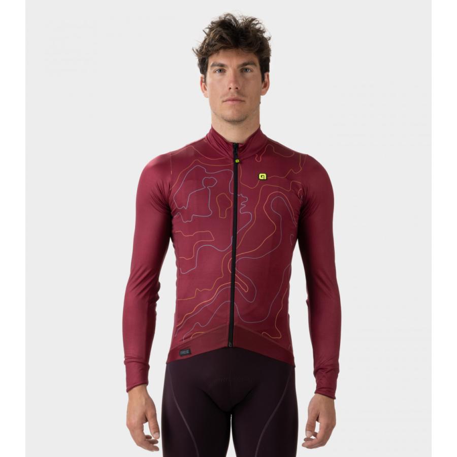 新品】アソスサイクルジャージ 長袖 レッド 新品】Assos サイクル