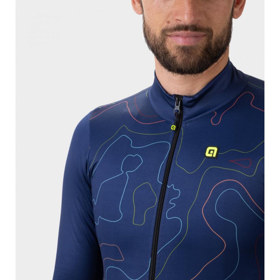 ALE(アレ)サイクルジャージ 長袖 メンズ 秋 [12℃/18℃対応] 非常に軽量