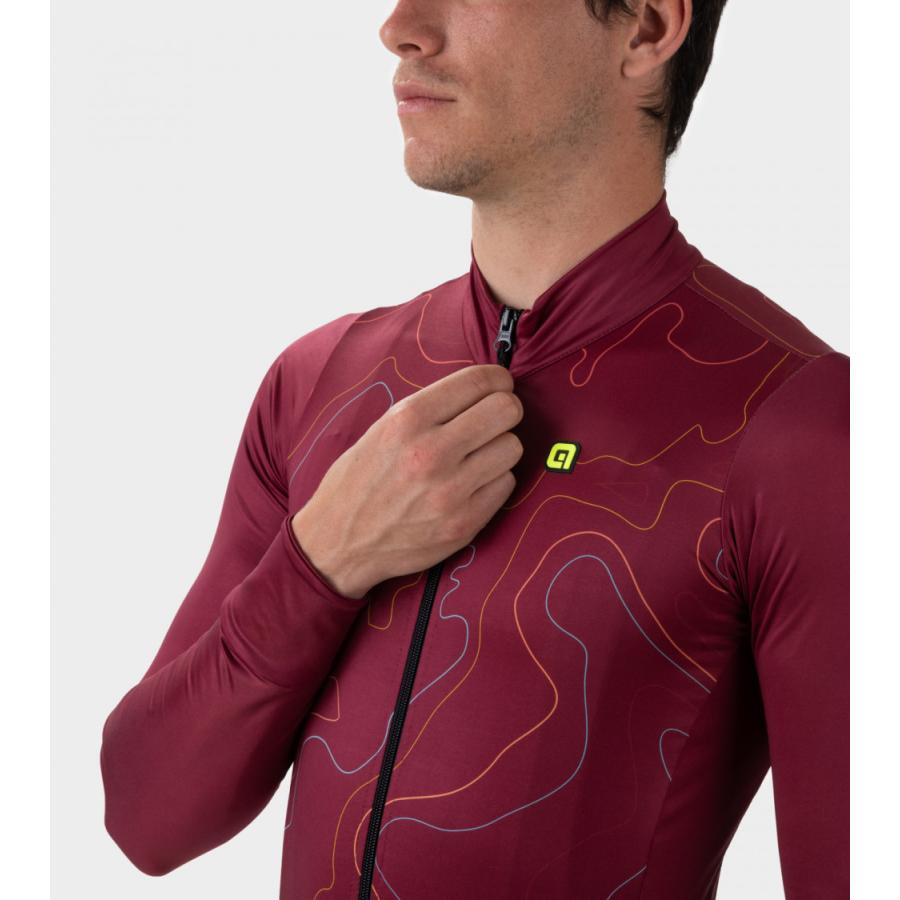 ALE(アレ)サイクルジャージ 長袖 メンズ 秋 [12℃/18℃対応] 非常に軽量