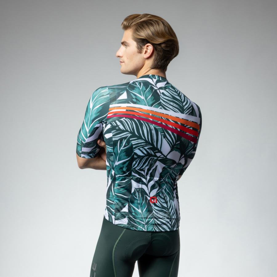 ALE(アレ)サイクルジャージ 夏 半袖 メンズ [UVカット 涼しくドライ